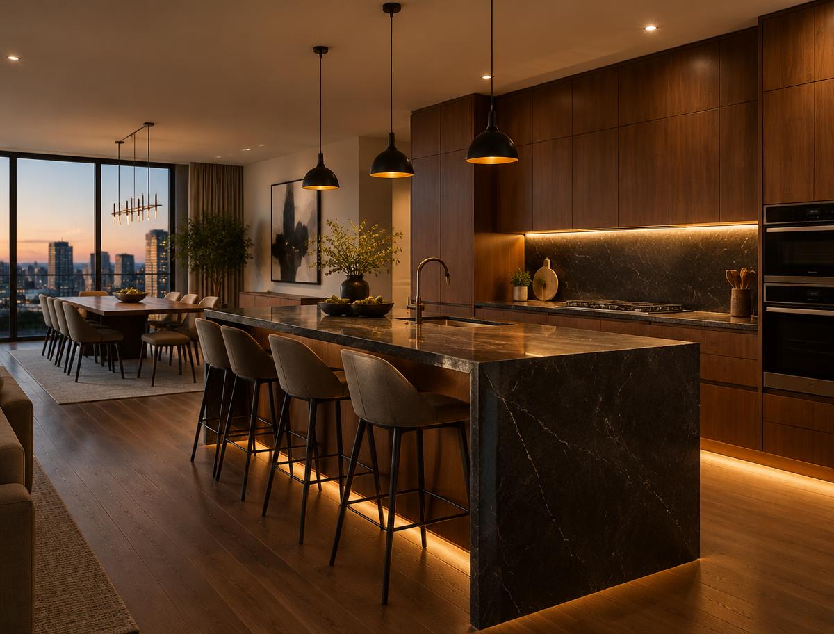 Kitchens & living